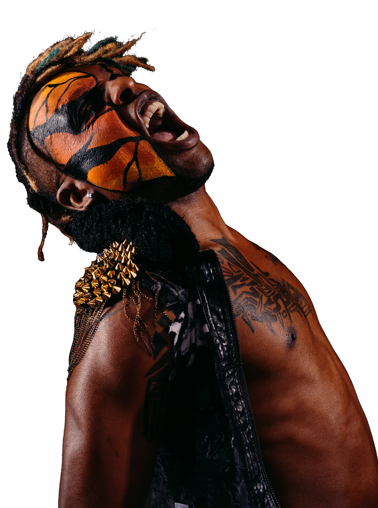 Deep South Wrestling performer in face paint